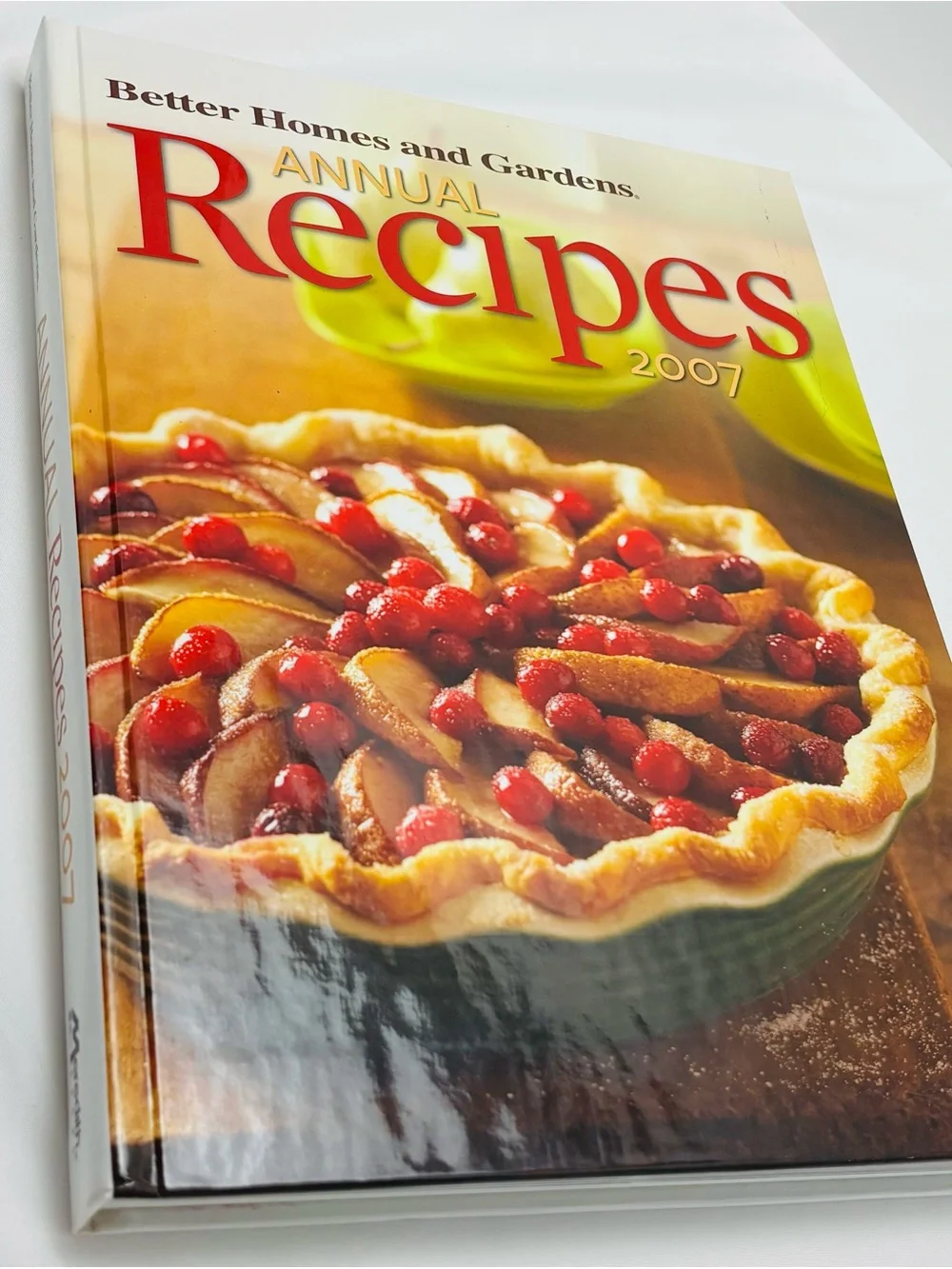 Better Homes And Gardens Annual Recipes Stack - White with Multicolor Titles